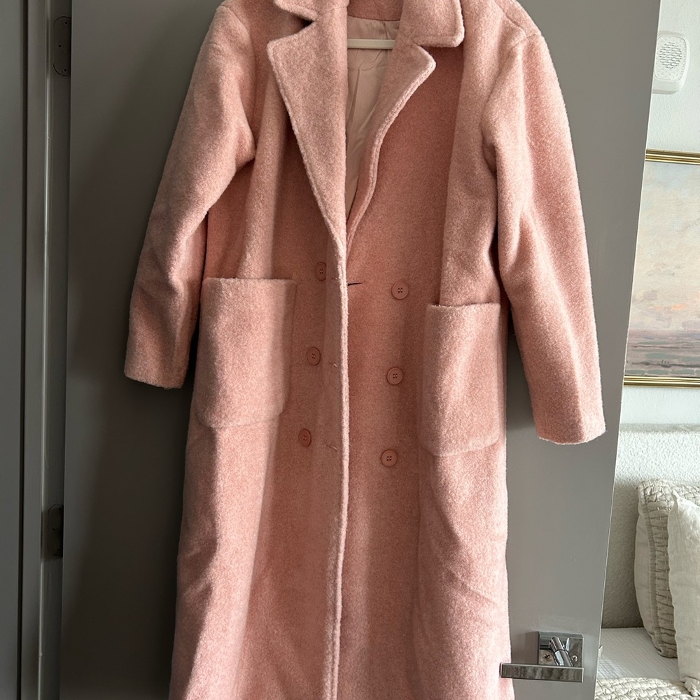 Ivy City Co Pink Polly Coat; Size S